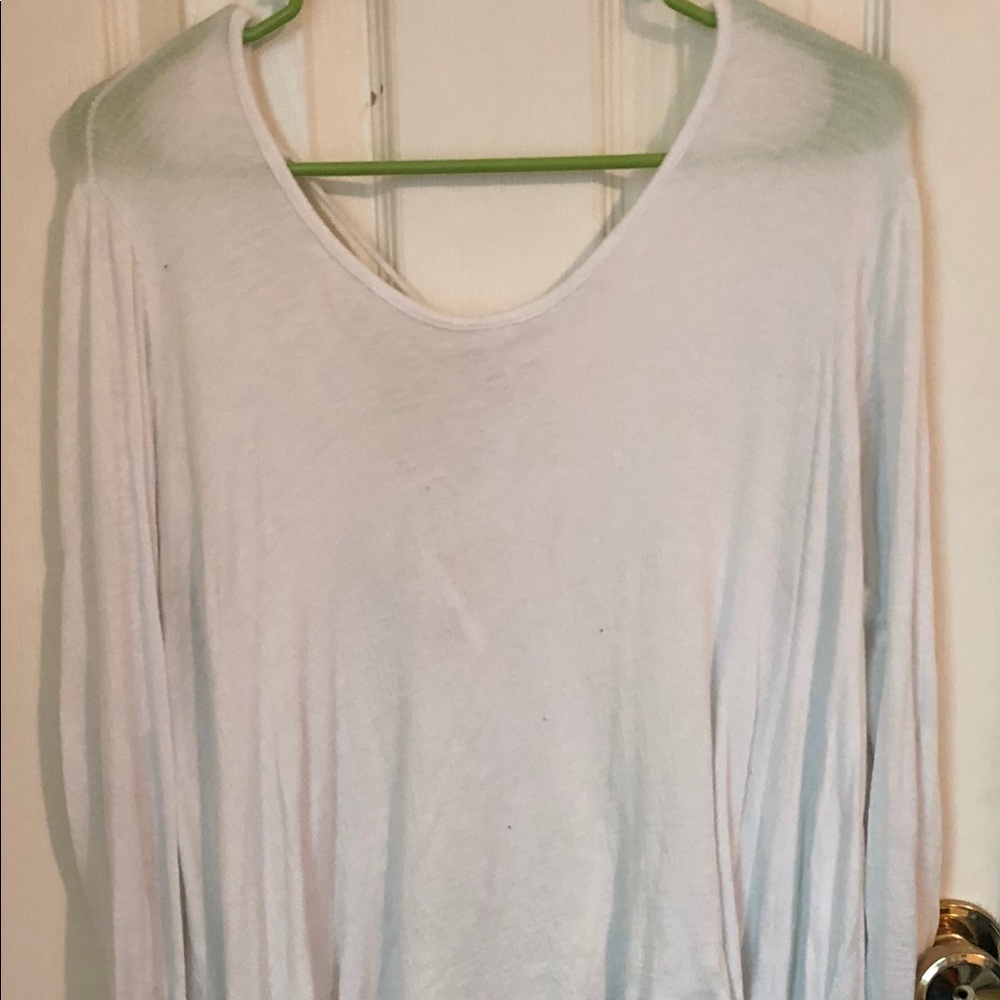 Confetti dressy white top.